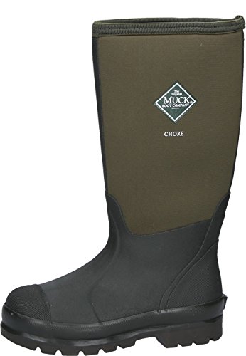 Muck Boots Chore High, Botas de Trabajo Adultos Unisex, Verde-Green (Moss 333), 38 EU (5 UK)