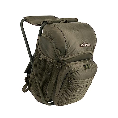 Tatonka FISCHERSTUHL Mochila+Silla Trekking Packs, Unisex Adulto, Olive, 42 cm